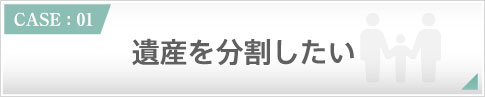 遺産を分割したい